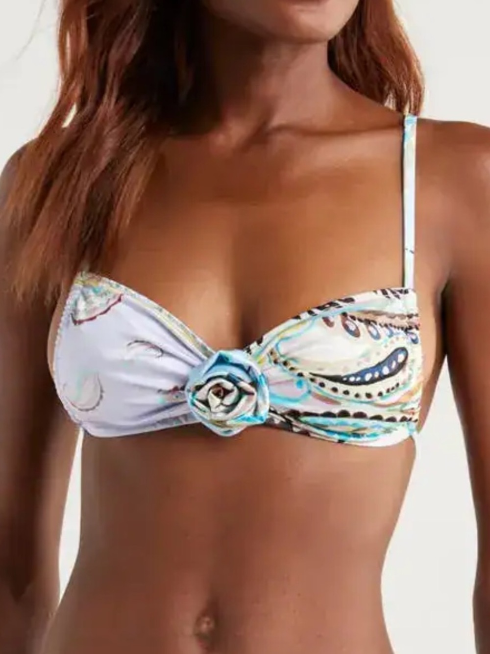 Montce St. Barths Rosette Bikini Top Size small and Lulu bottoms size XS - Picture 2 of 7